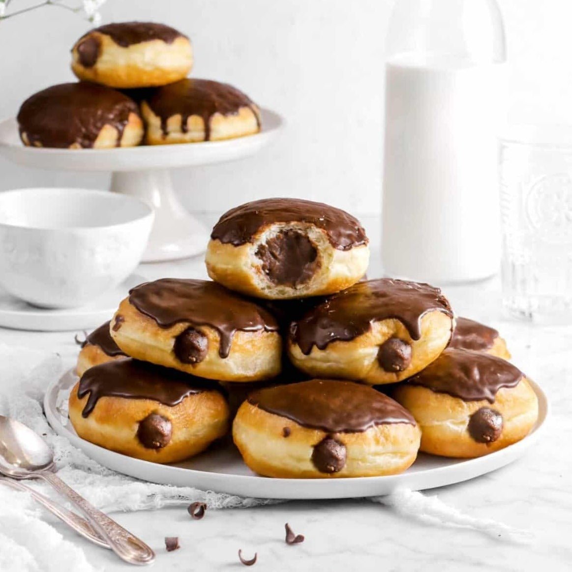 Chocolate Ganache Filled Doughnut - Muffin Club